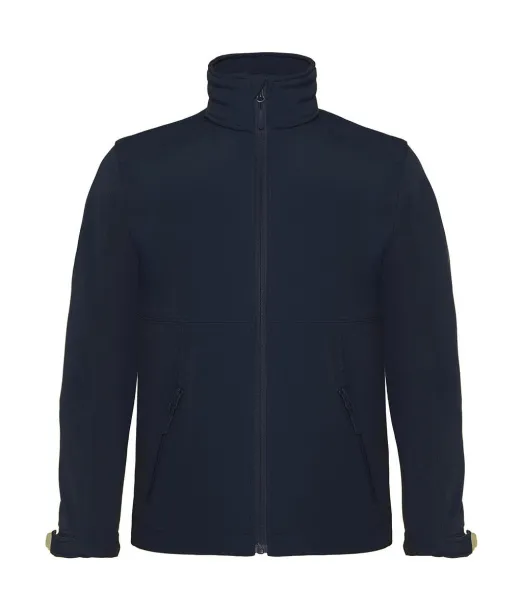  Djačja softshell jakna s kapuljačom - B&C Outerwear Mornarsko plava