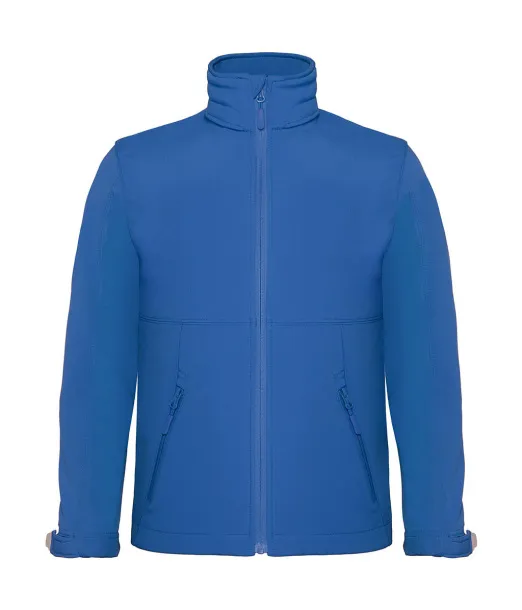  Djačja softshell jakna s kapuljačom - B&C Outerwear Azur Blue