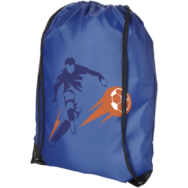 Oriole premium drawstring backpack Royal blue