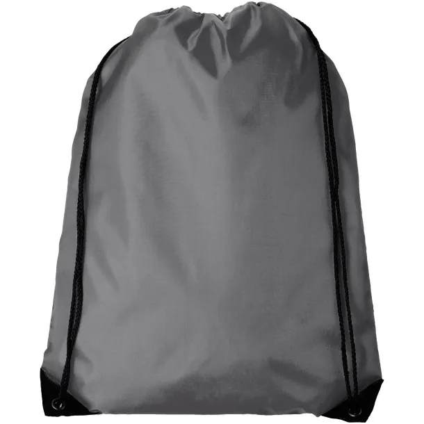 Oriole premium drawstring backpack Grey