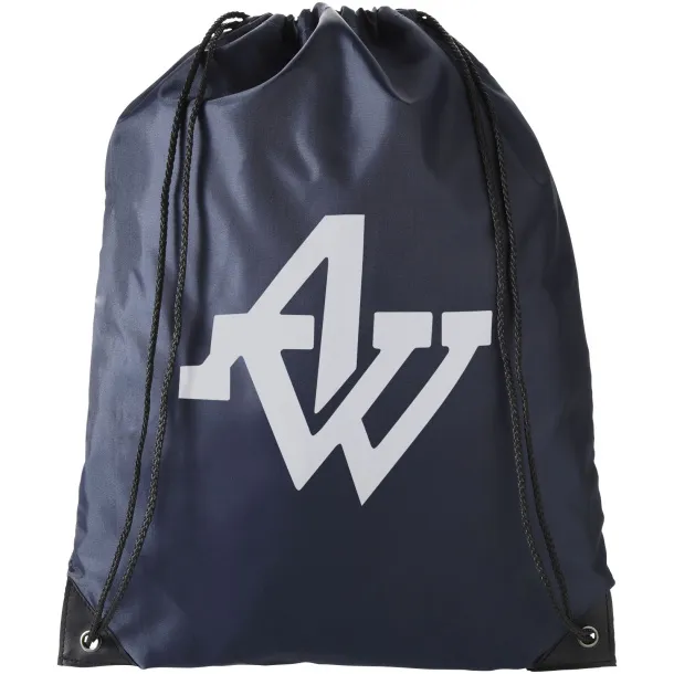 Oriole premium drawstring backpack - Unbranded Navy Blue