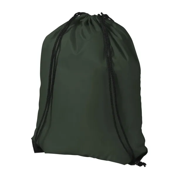 Oriole premium drawstring backpack Forest green