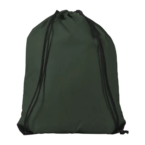 Oriole premium drawstring backpack Šumski zelena