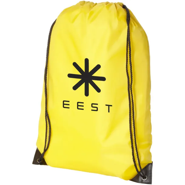 Oriole premium drawstring backpack - Unbranded Yellow