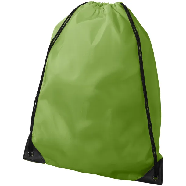 Oriole premium drawstring backpack Lime