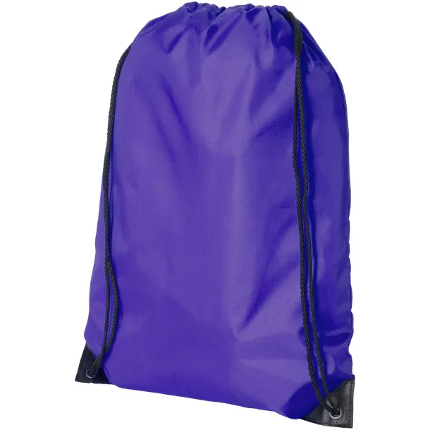 Oriole premium drawstring backpack Dark purple