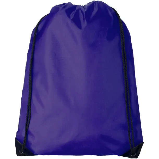 Oriole premium drawstring backpack Dark purple