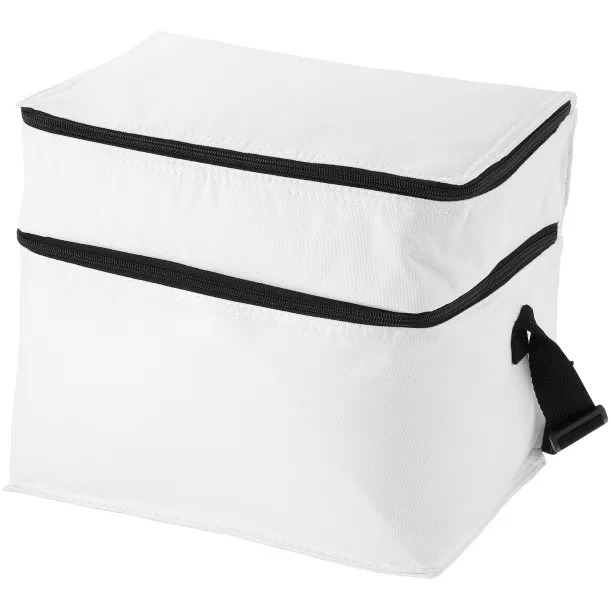 Oslo 2-zippered compartments cooler bag - Unbranded White