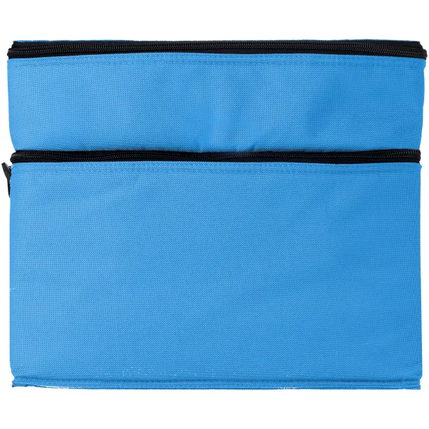 Oslo 2-zippered compartments cooler bag - Unbranded Process blue