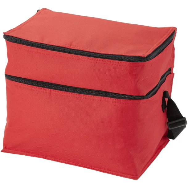 Oslo 2-zippered compartments cooler bag - Unbranded Red