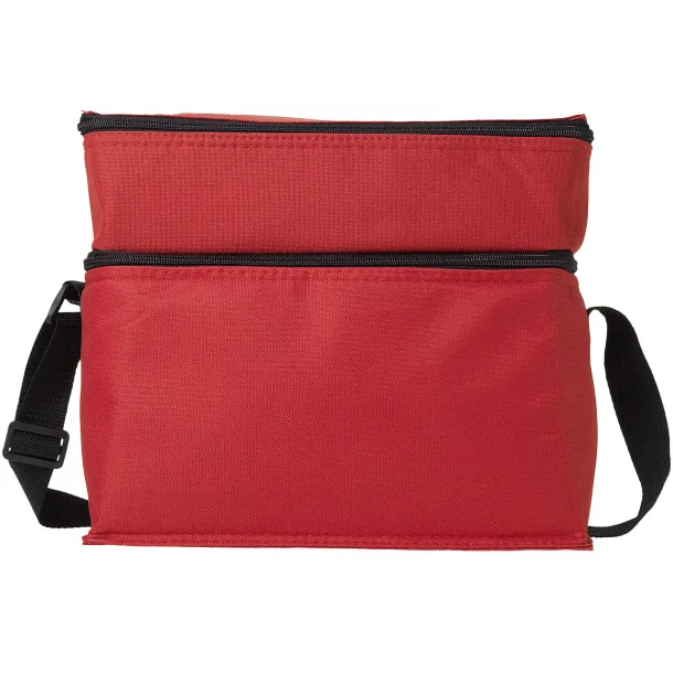 Oslo 2-zippered compartments cooler bag - Unbranded Red