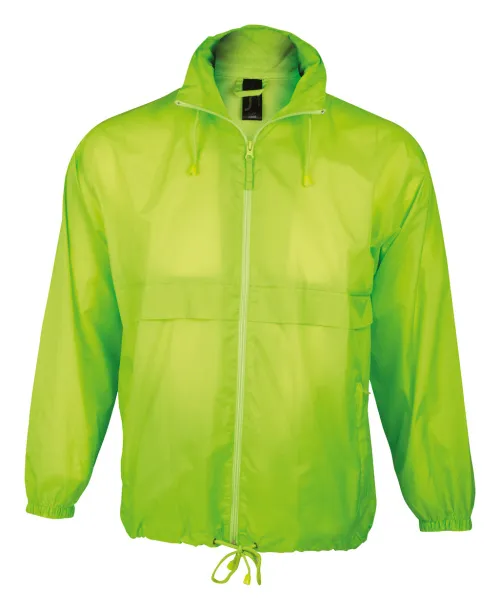 Surf 210 unisex jacket - Sols Lime green