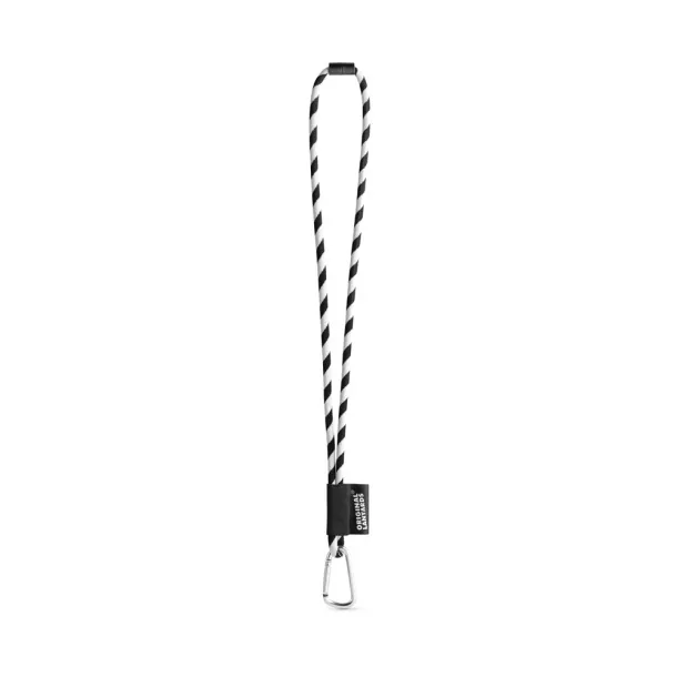  Lanyard Tube Long Set II Black White