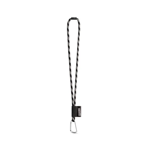  Lanyard Tube Long Set II Black Grey