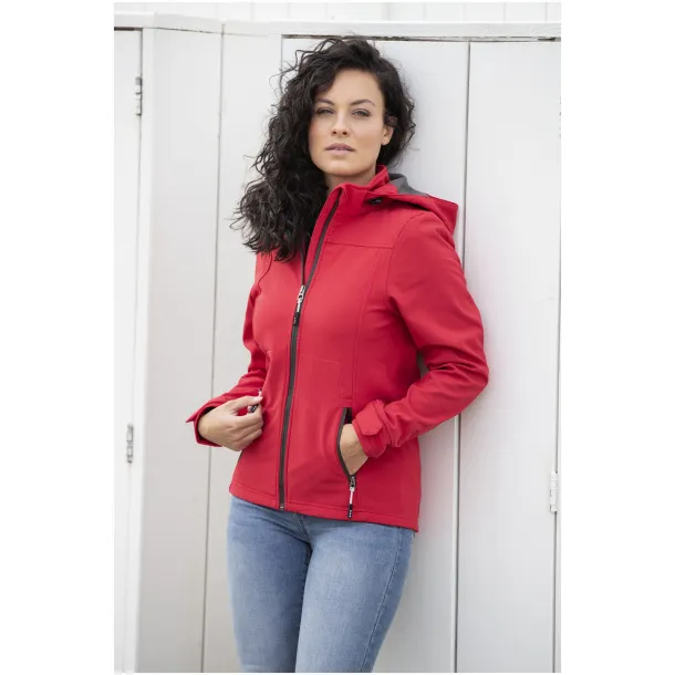 Langley softshell ladies jacket - Elevate Life Red