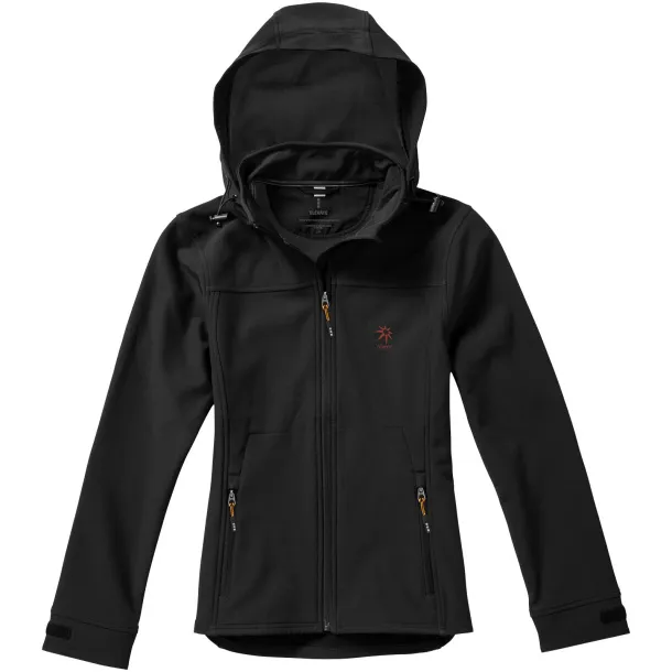 Langley ženska softshell jakna - Elevate Life Solid black