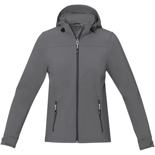 Langley softshell ladies jacket - Elevate Life Steel grey