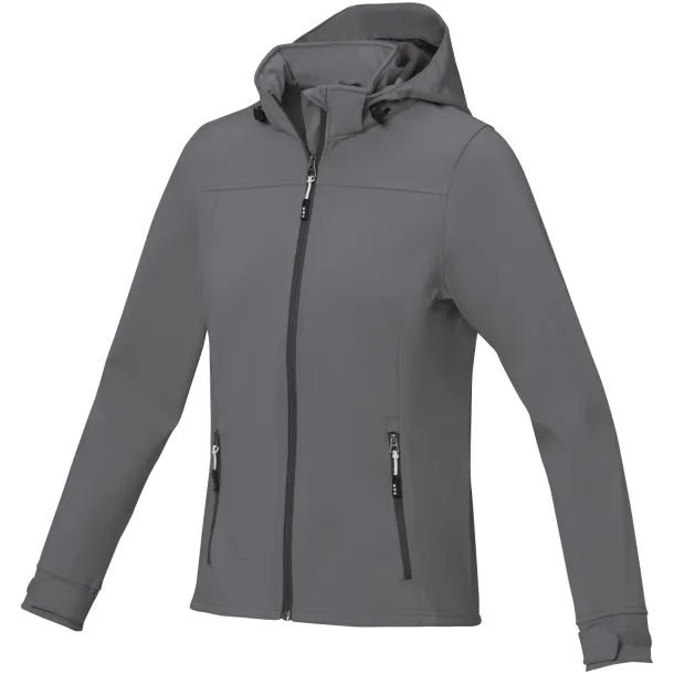 Langley softshell ladies jacket - Elevate Life Steel grey