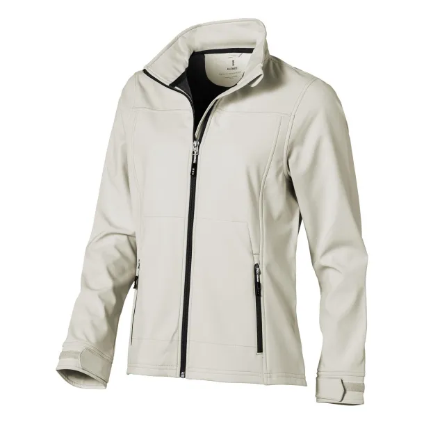 Langley softshell ladies jacket - Elevate Life Light grey