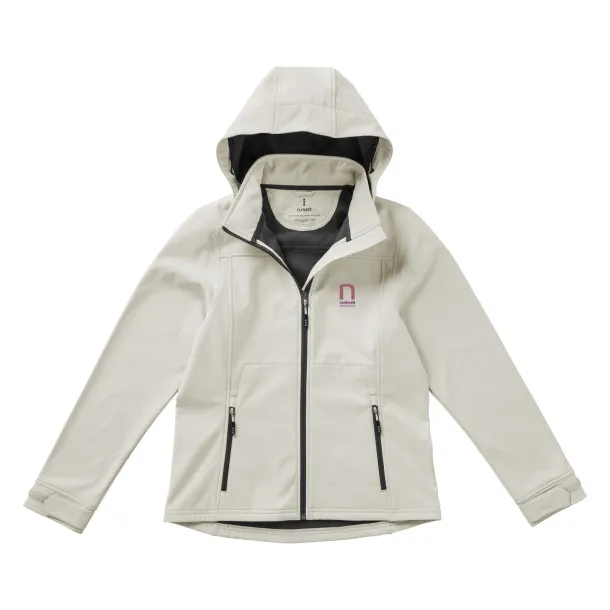 Langley softshell ladies jacket - Elevate Life Light grey