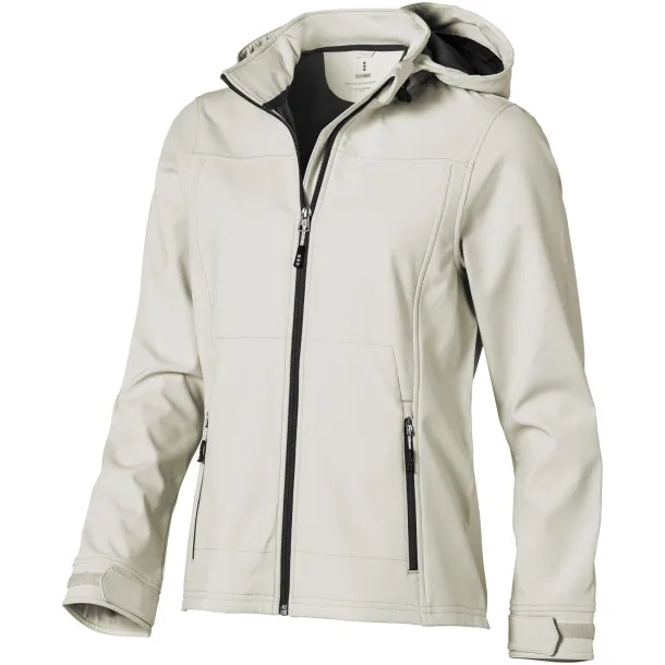 Langley softshell ladies jacket - Elevate Life Light grey