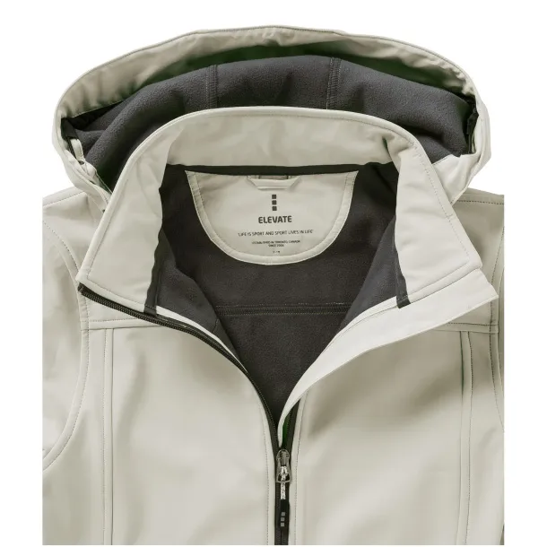 Langley softshell ladies jacket - Elevate Life Light grey