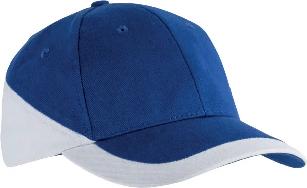 RACING TWO-TONE 6 PANEL CAP - K-UP Royal blue White