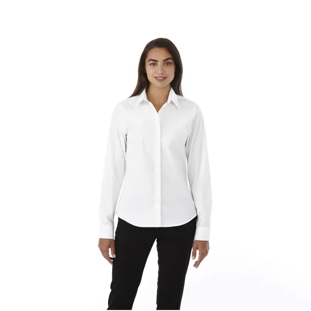 Hamell long sleeve ladies shirt - Elevate Life White