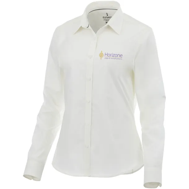 Hamell long sleeve ladies shirt - Elevate Life White