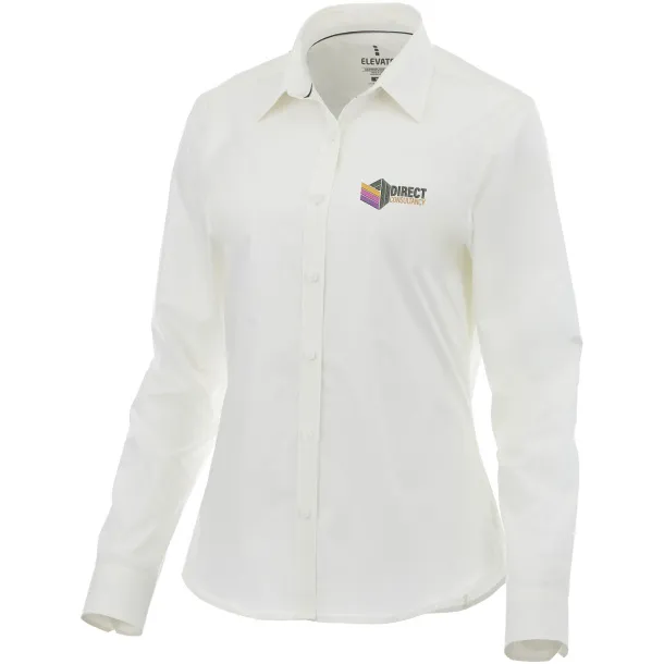 Hamell long sleeve ladies shirt - Elevate Life White