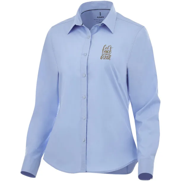 Hamell long sleeve ladies shirt - Elevate Life Light blue