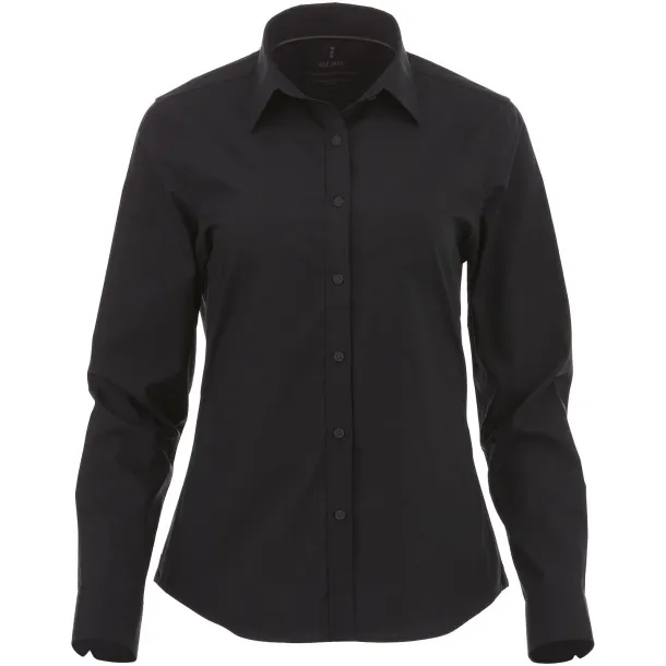 Hamell long sleeve ladies shirt - Elevate Life Solid black