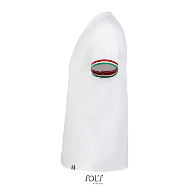  SOL'S RAINBOW MEN - SHORT SLEEVE T-SHIRT - SOL'S White Red