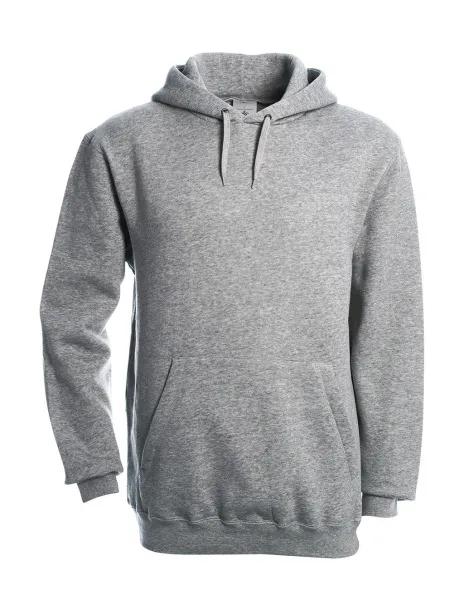  Hooded Sweatshirt - B&C Heather Grey