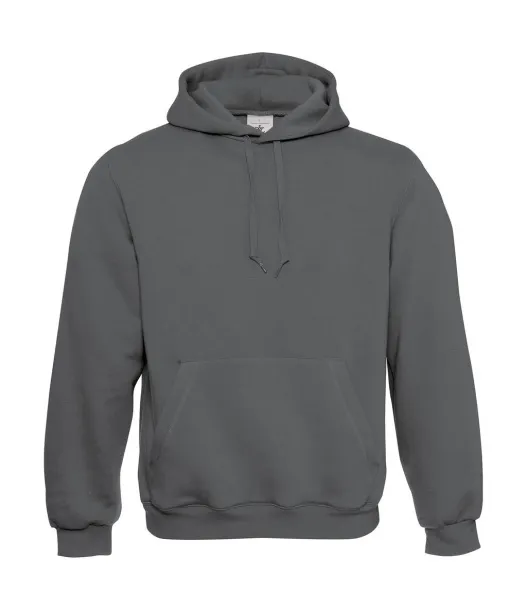  Hooded Sweatshirt - B&C Steel Grey