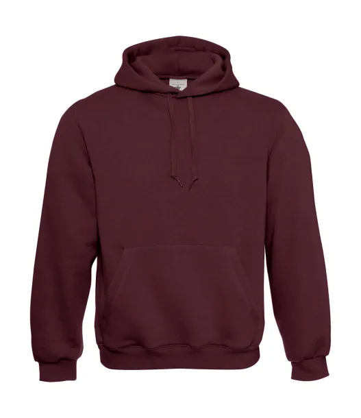  Hooded Sweatshirt - B&C Burgundy