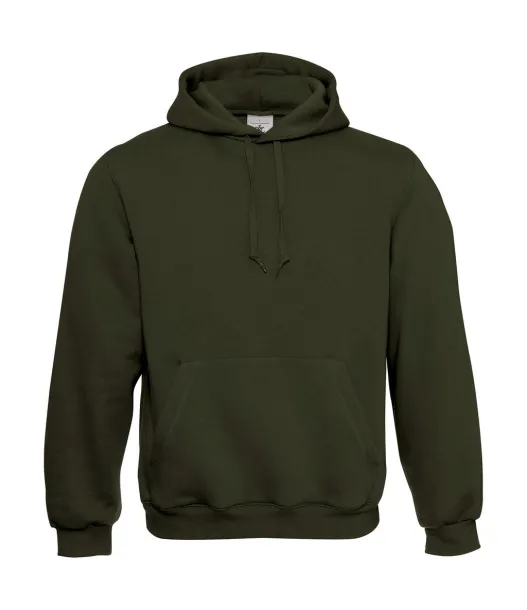  Hooded Sweatshirt - B&C Khaki Green