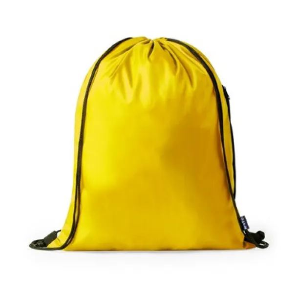  RPET drawstring bag yellow