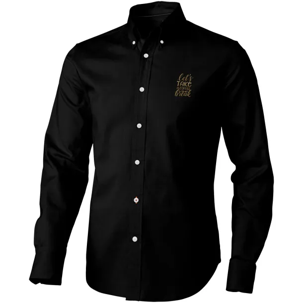 Vaillant long sleeve Shirt - Elevate Life Solid black