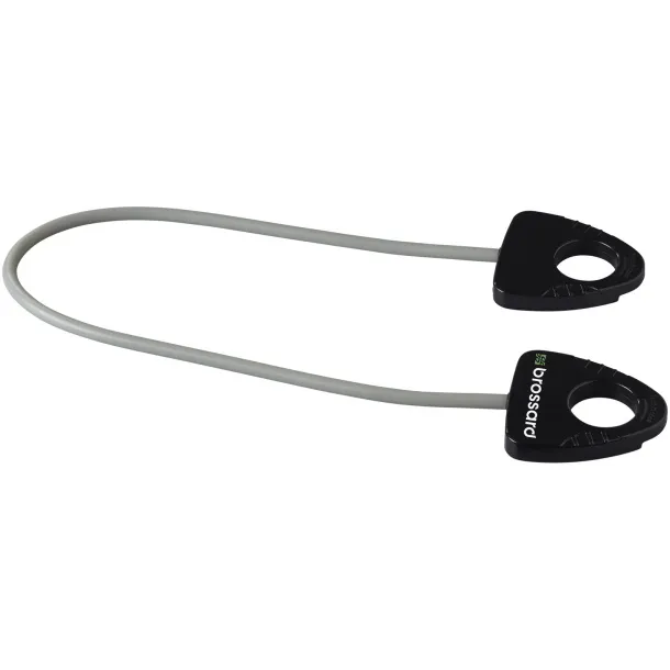 Dolphin elastic fitness band with handle - Bullet Solid black