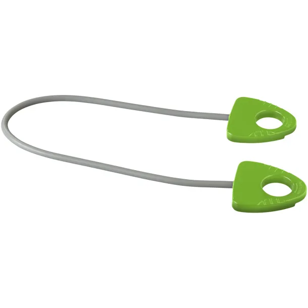 Dolphin elastic fitness band with handle - Bullet Lime