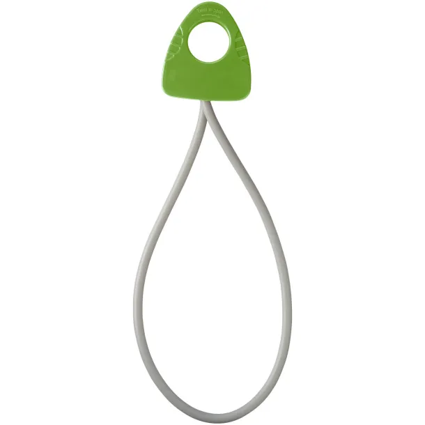 Dolphin elastic fitness band with handle - Bullet Lime