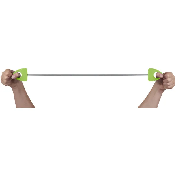 Dolphin elastic fitness band with handle - Bullet Lime