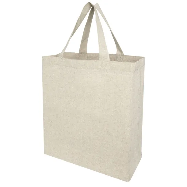 Pheebs 150 g/m² recycled tote bag - Unbranded Heather natural