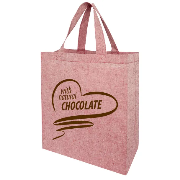 Pheebs reciklirana tote torba, 150 g/m² Heather red