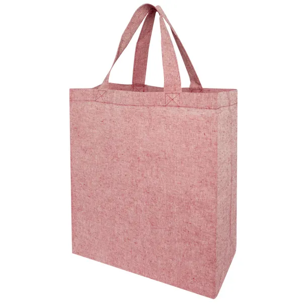 Pheebs 150 g/m² recycled tote bag - Unbranded Heather red