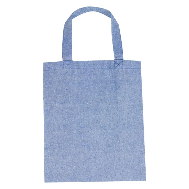 Pheebs 150 g/m² recycled tote bag - Unbranded Heather blue