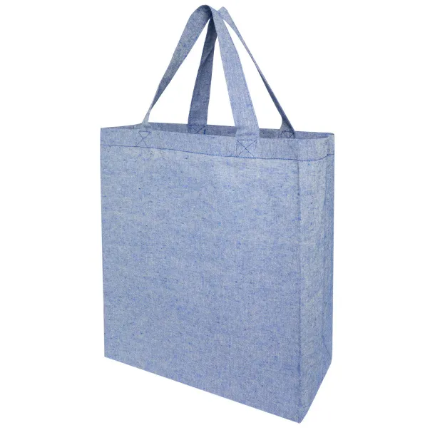 Pheebs 150 g/m² recycled tote bag - Unbranded Heather blue