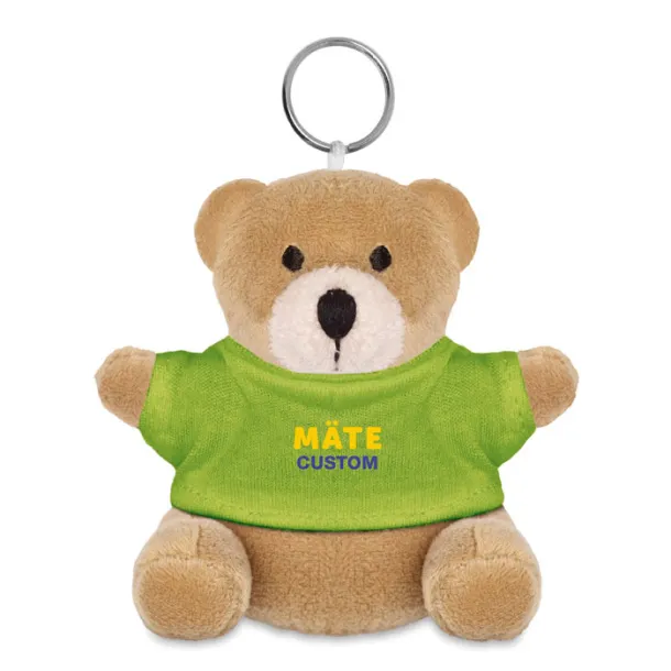 NIL Teddy bear key ring Lime