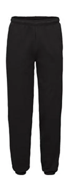  Elasticated Cuff Jog Pants - Fruit of the Loom Black